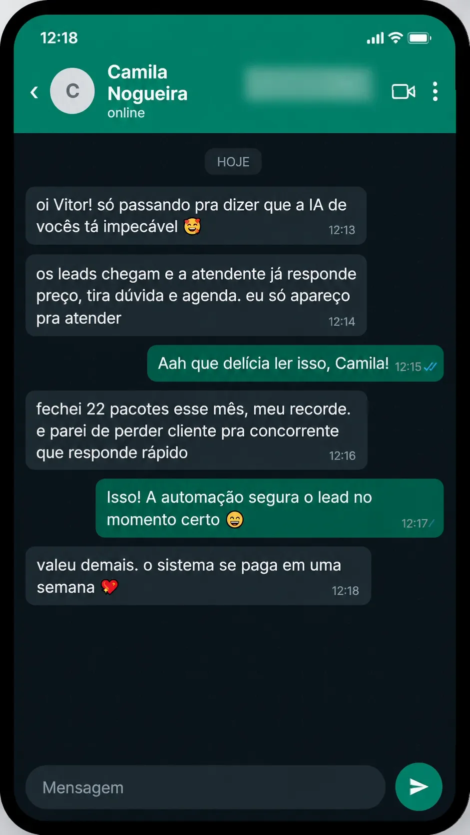 Depoimento de clínica de estética sobre a automação da Vantex Latam